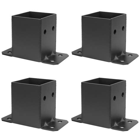 lowes metal post brackets|4x4 post anchor lowe's.